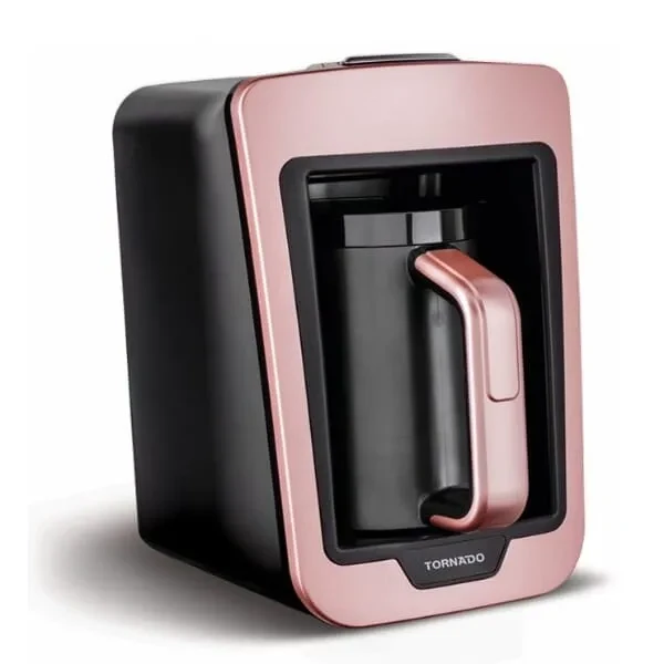TORNADO Turkish Coffee Maker, 735 Watt, Rose Black - TCME-100