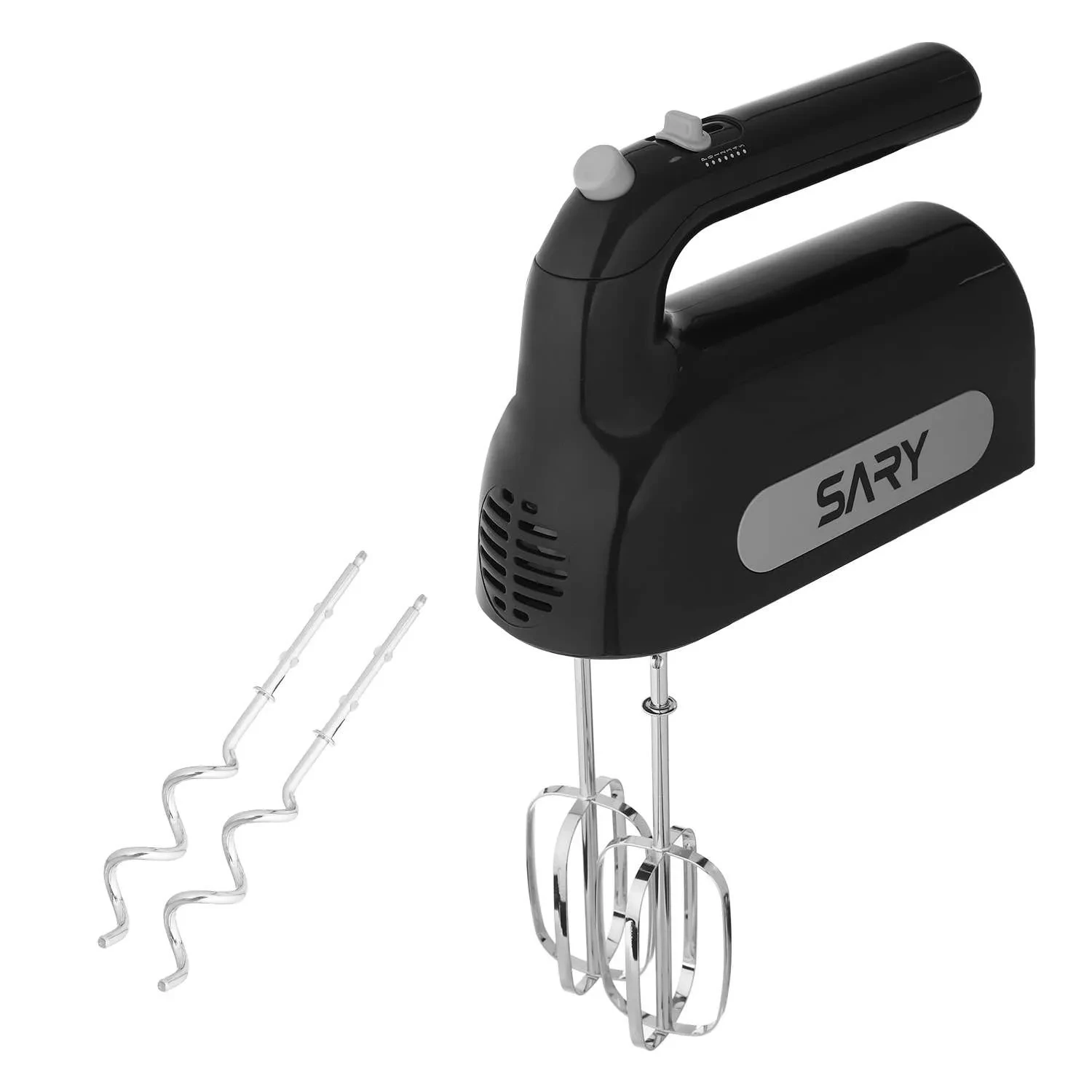 SARY Hand Mixer, 400 Watt, Black - SRHM-ST21035