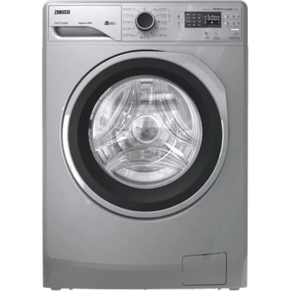 Zanussi Perlamax Digital Front Loading Full Automatic Washing Machine, 6 Kg, Silver - ZWF6240SS5