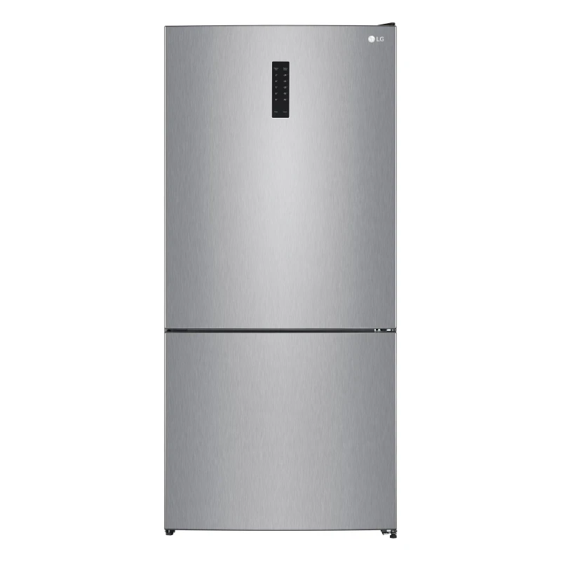 LG Digital No Frost Refrigerator With Inverter Technology, 588 Liter, Silver - GTF569PSAM