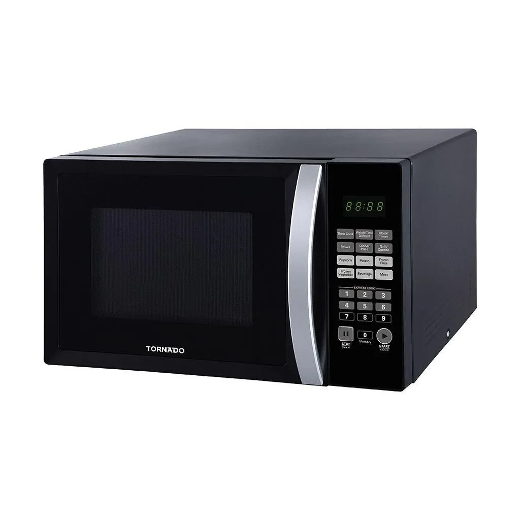 TORNADO Digital Microwave With Grill, 36 Liter, 1000 Watt, Black - TMD-36GE-BK