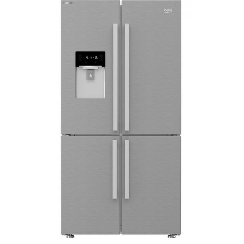 Beko Digital No Frost Four Doors Refrigerator With Inverter Technology, 565 Liter, Stainless Steel - GNE134626ZXH